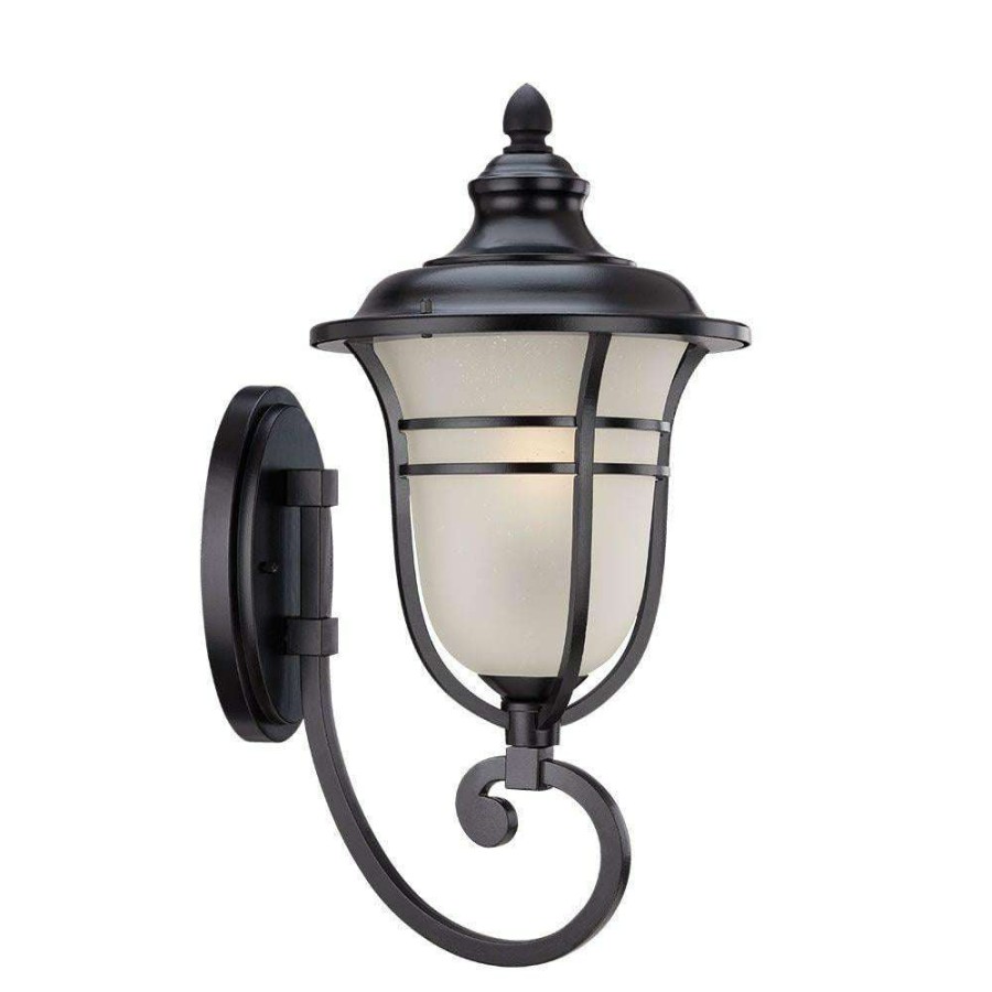 Outdoor Lighting * | Montclair Collection 1-Light Matte Black Outdoor Wall Lantern Sconce Light By Acclaim Lighting