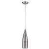 Pendant Lights * | Prism 1-Light Satin Nickel Pendant With White Interior Shade And Glass Studding By Acclaim Lighting