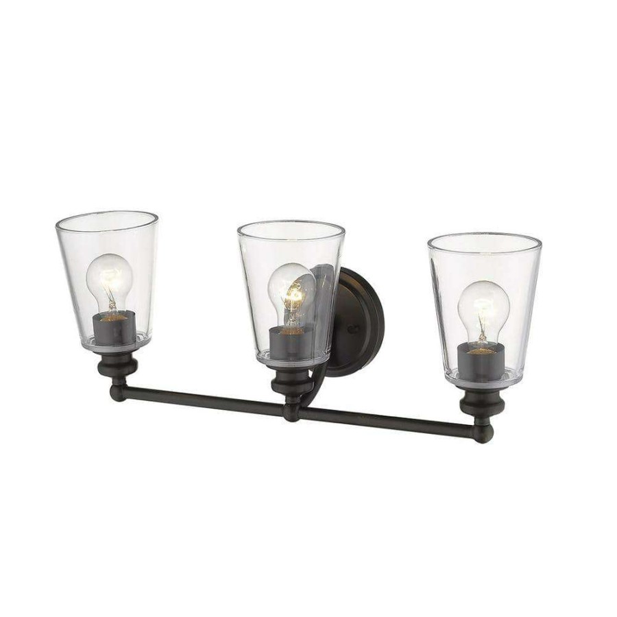 Vanity Lighting * | Ceil 3-Light Oil-Rubbed Bronze Vanity By Acclaim Lighting