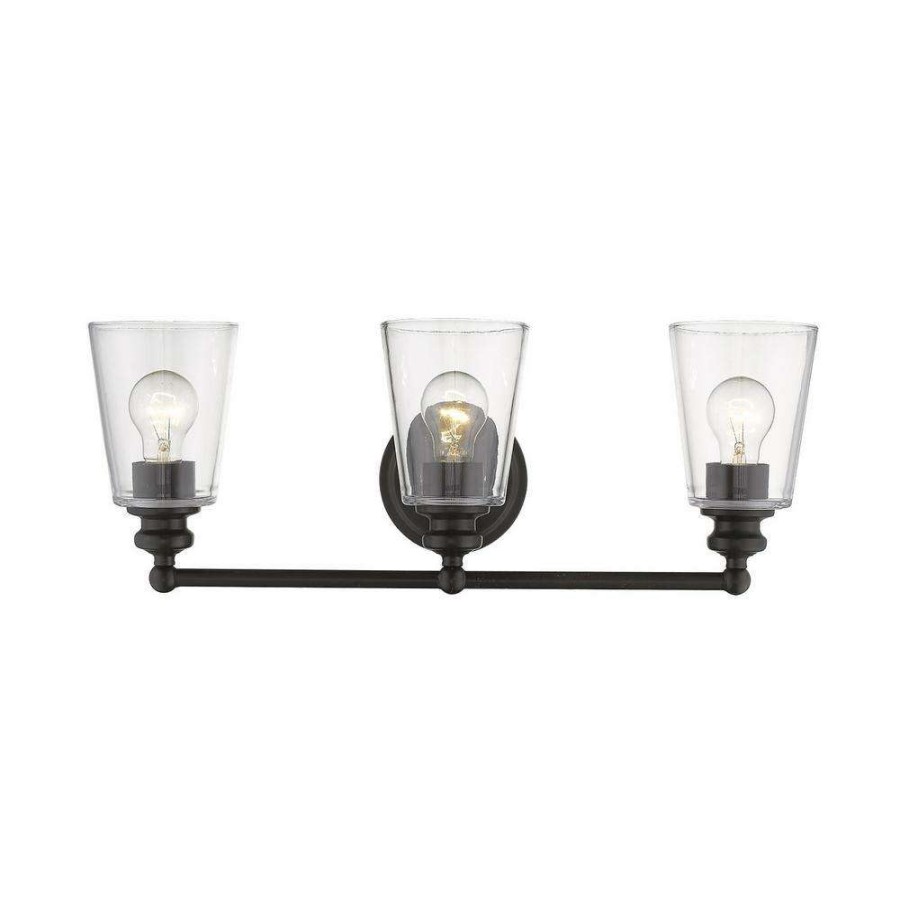 Vanity Lighting * | Ceil 3-Light Oil-Rubbed Bronze Vanity By Acclaim Lighting