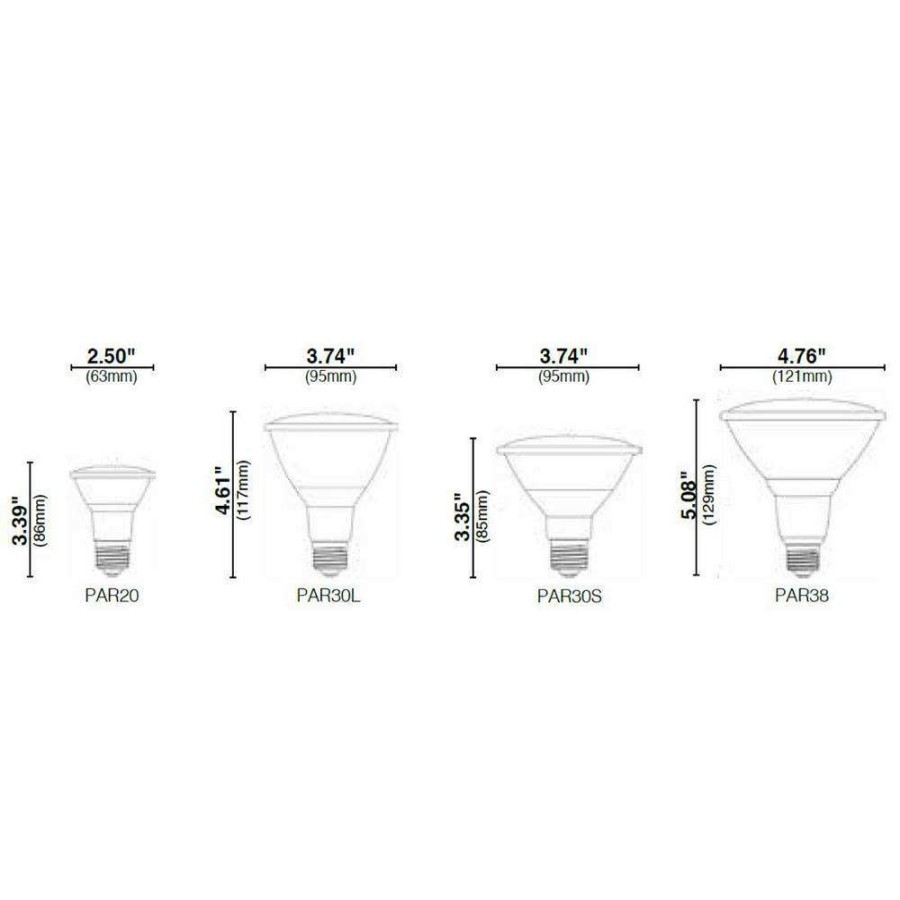 Light Bulbs * | 90-Watt Equivalent 15-Watt Par38 Dimmable Led Flood White Daylight Light Bulb 5000K 81956 By Halco Lighting Technologies