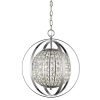 Chandeliers * | Olivia 1-Light Polished Nickel Indoor Pendant With Crystal By Acclaim Lighting