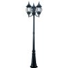 Outdoor Lighting * | Chateau 3-Head Matte Black Outdoor Surface-Mount Post Combination By Acclaim Lighting