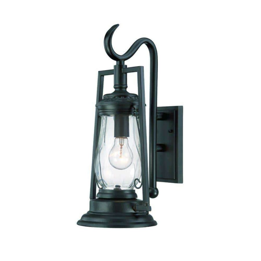 Outdoor Lighting * | Kero Collection 1-Light Matte Black Outdoor Wall Lantern Sconce By Acclaim Lighting