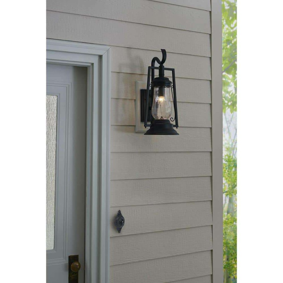 Outdoor Lighting * | Kero Collection 1-Light Matte Black Outdoor Wall Lantern Sconce By Acclaim Lighting