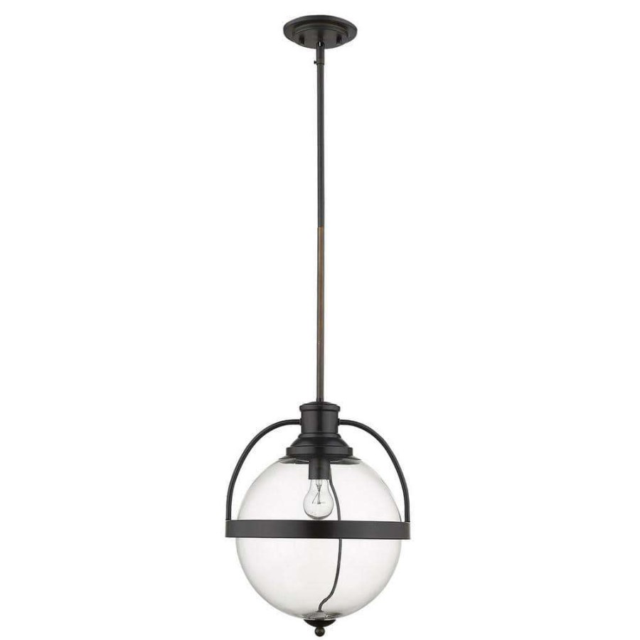 Chandeliers * | Kassian 1-Light Oil-Rubbed Bronze Pendant By Acclaim Lighting