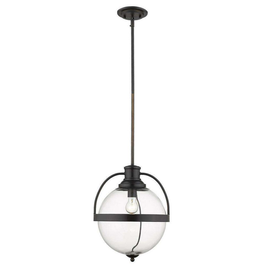 Chandeliers * | Kassian 1-Light Oil-Rubbed Bronze Pendant By Acclaim Lighting