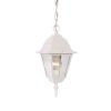 Outdoor Lighting * | Builder'S Choice Collection 1-Light Textured White Outdoor Hanging-Mount Lantern By Acclaim Lighting