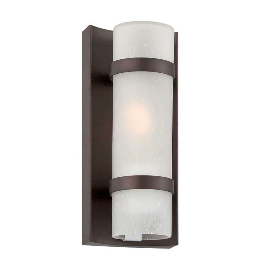 Outdoor Lighting * | Apollo Collection 1-Light Architectural Bronze Outdoor Wall Lantern Sconce By Acclaim Lighting