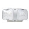 Commercial Lighting * | White Dual Remote Indoor Head For Evade Exit Unit By Halco Lighting Technologies