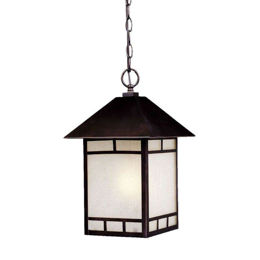 Outdoor Lighting * | Artisan Collection 1-Light Architectural Bronze Outdoor Hanging Lantern By Acclaim Lighting