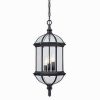 Outdoor Lighting * | Dover 3-Light Matte Black Hanging Lantern By Acclaim Lighting