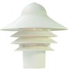 Outdoor Lighting * | Mariner Textured White Outdoor Post-Mount Light Fixture By Acclaim Lighting