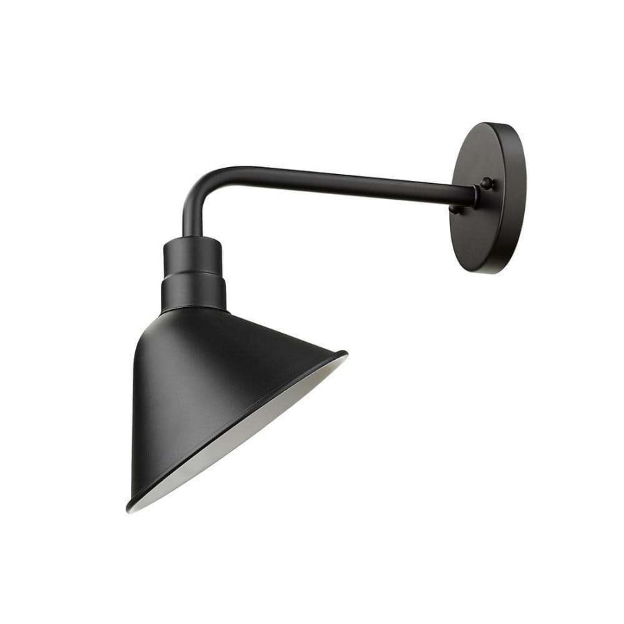 Outdoor Lighting * | Fuller 1-Light Matte Black Wall Light By Acclaim Lighting