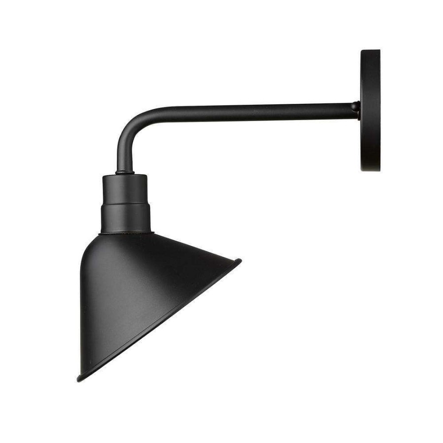 Outdoor Lighting * | Fuller 1-Light Matte Black Wall Light By Acclaim Lighting