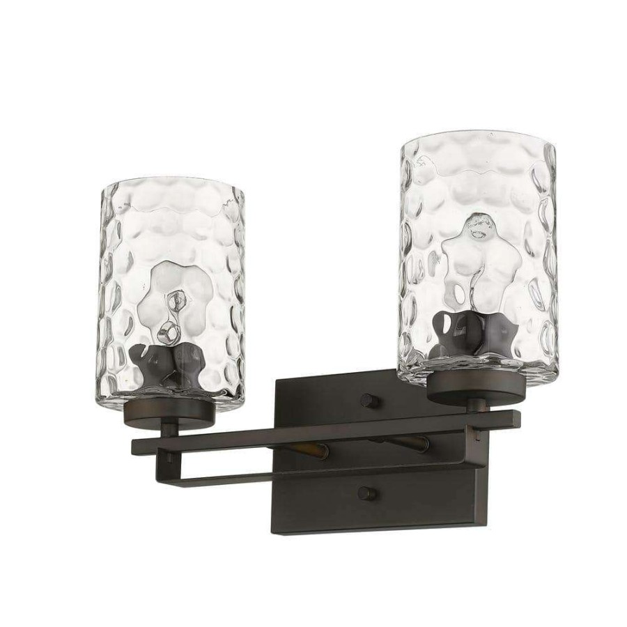 Vanity Lighting * | Livvy 15 In. 2-Light Oil-Rubbed Bronze Vanity Light By Acclaim Lighting