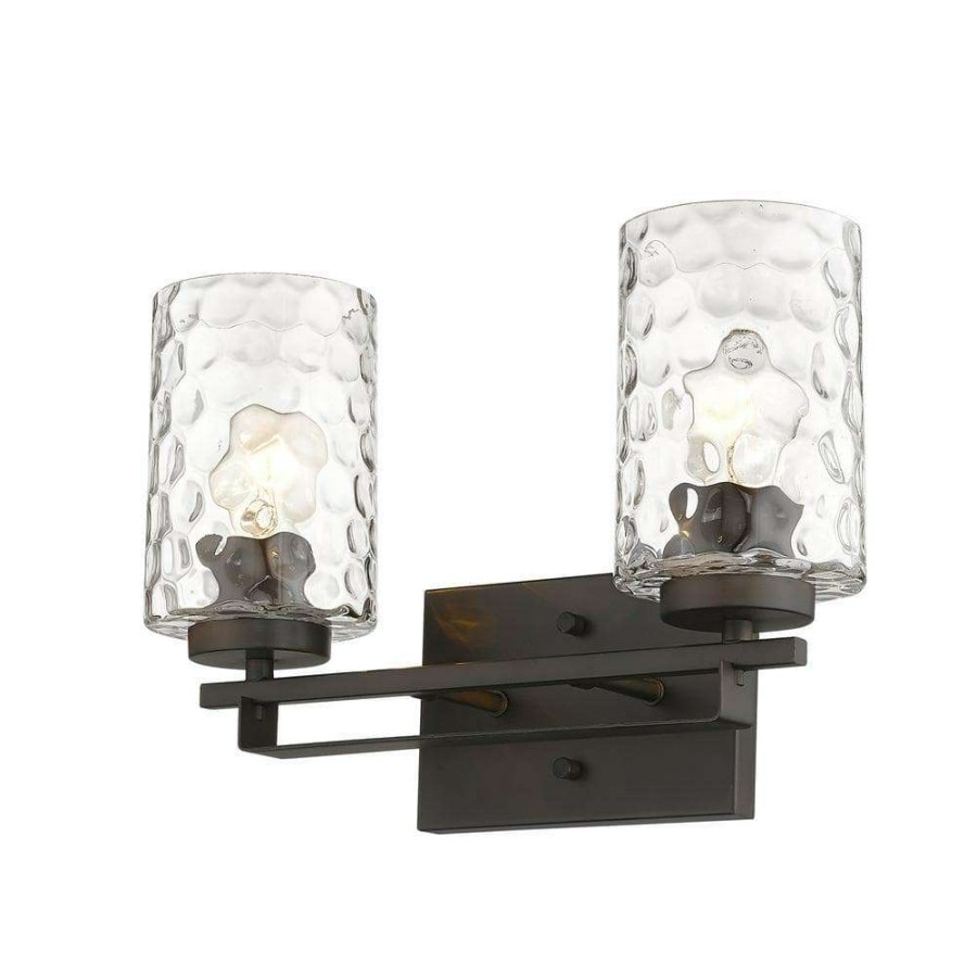 Vanity Lighting * | Livvy 15 In. 2-Light Oil-Rubbed Bronze Vanity Light By Acclaim Lighting