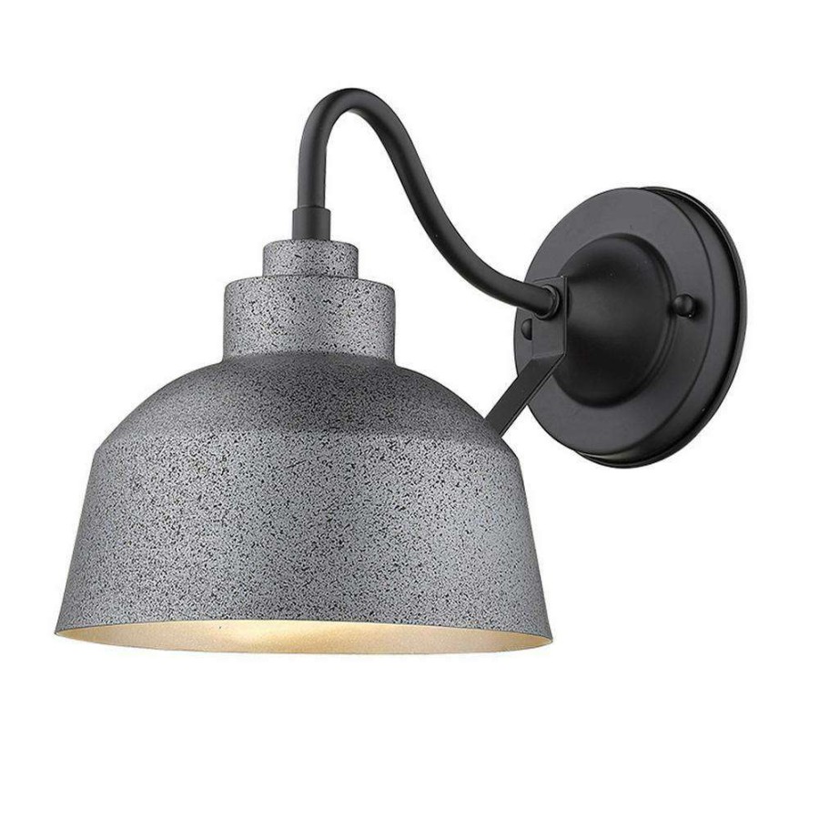 Outdoor Lighting * | Barnes 1-Light Gray Outdoor Wall Light By Acclaim Lighting