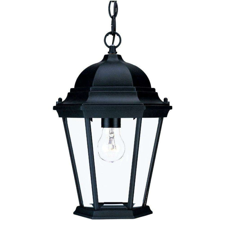 Outdoor Lighting * | Richmond Collection 1-Light Matte Black Outdoor Hanging Lantern By Acclaim Lighting