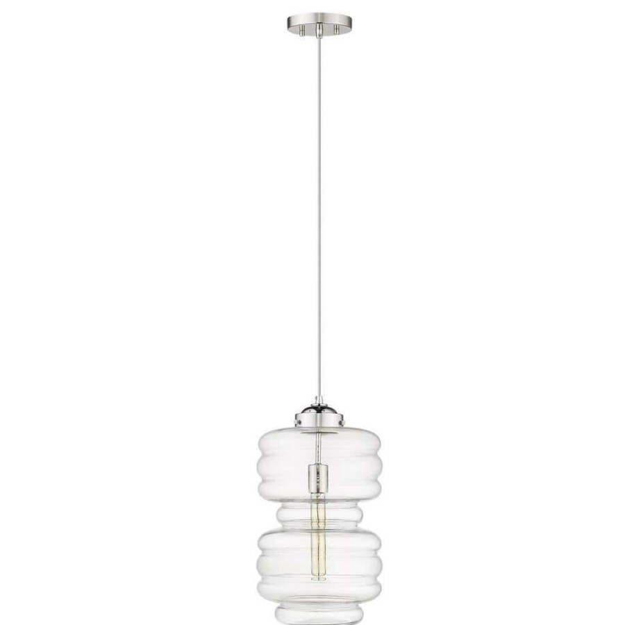 Pendant Lights * | Ballina 1-Light Polished Nickel Pendant By Acclaim Lighting