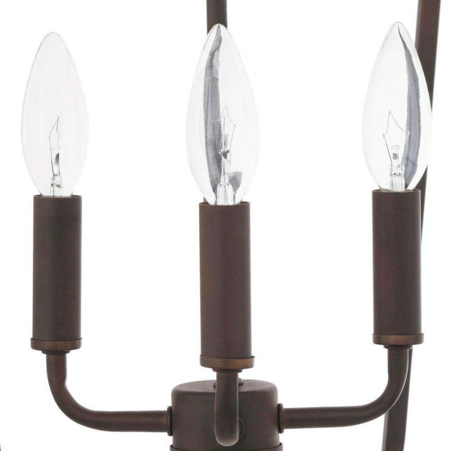 Chandeliers * | Kennedy 4-Light Indoor Oil Rubbed Bronze Chandelier By Acclaim Lighting