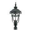 Outdoor Lighting * | Naples 3-Light Matte Black Outdoor Post-Mount Light Fixture By Acclaim Lighting