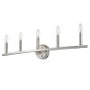 Vanity Lighting * | Sawyer 32 In. 5-Light Satin Nickel Vanity Light By Acclaim Lighting