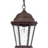 Outdoor Lighting * | Richmond Collection 1-Light Hanging Outdoor Burled Walnut Lantern By Acclaim Lighting