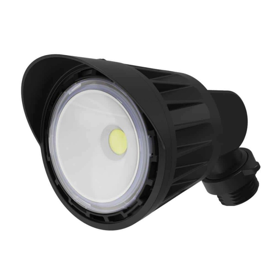 Outdoor Lighting * | 10-Watt Black Outdoor Integrated Led Flood Mini Bullet With Toolless Adjustable Head 5000K Daylight By Halco Lighting Technologies