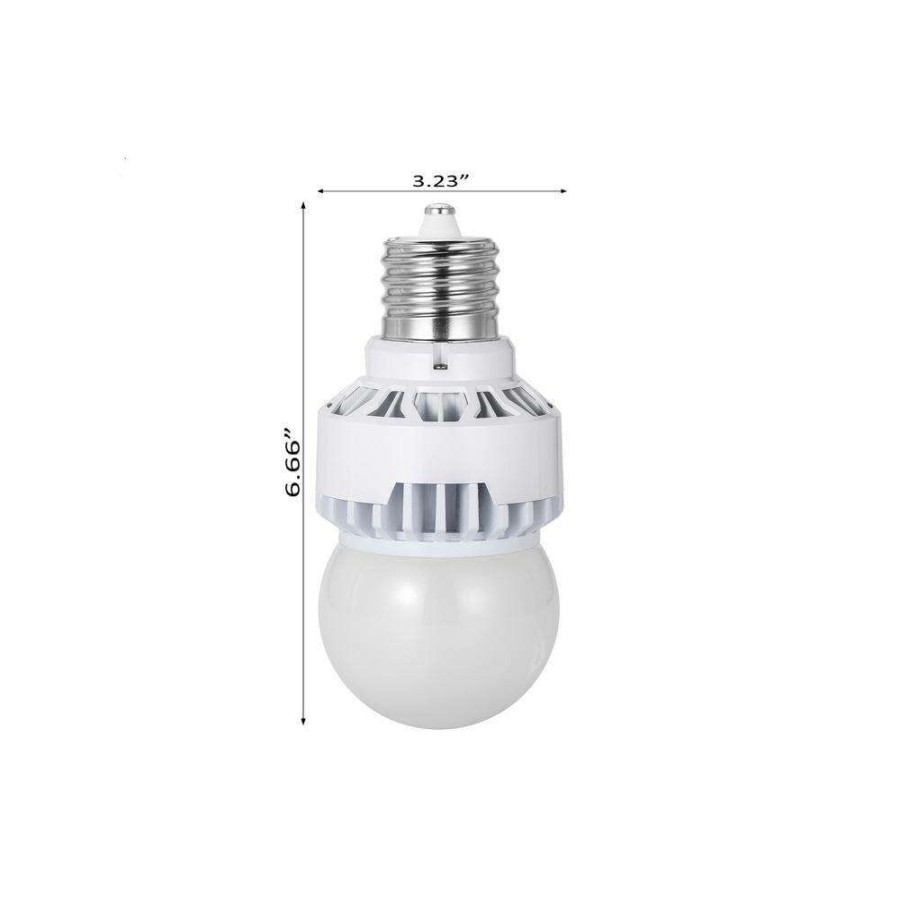 Light Bulbs * | 100-Watt Equivalent 25-Watt Corn Cob A23 Hid Led Post Top Bypass Light Bulb Mog 120 To 277-Volt Soft White 3000K 84322 By Halco Lighting Technologies