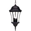 Outdoor Lighting * | Brynmawr Collection 3-Light Outdoor Matte Black Hanging Lantern Light Fixture By Acclaim Lighting