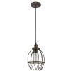 Chandeliers * | Loft 1-Light Oil-Rubbed Bronze Pendant With Wire Shade By Acclaim Lighting