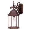 Outdoor Lighting * | Madison Collection 1-Light Burled Walnut Outdoor Wall Lantern Sconce By Acclaim Lighting