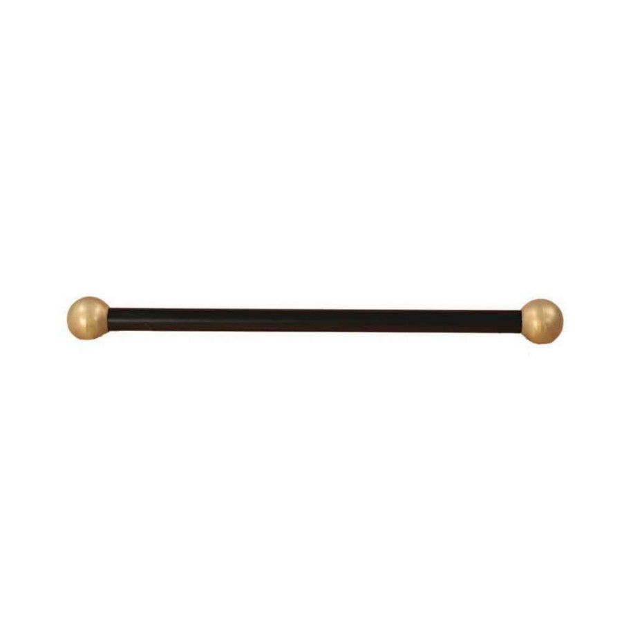 Outdoor Lighting * | 16 In. Matte Black Post Cross Arm With Gold Ball Ends By Acclaim Lighting