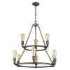 Chandeliers * | Grayson 9-Light Antique Gray Chandelier By Acclaim Lighting