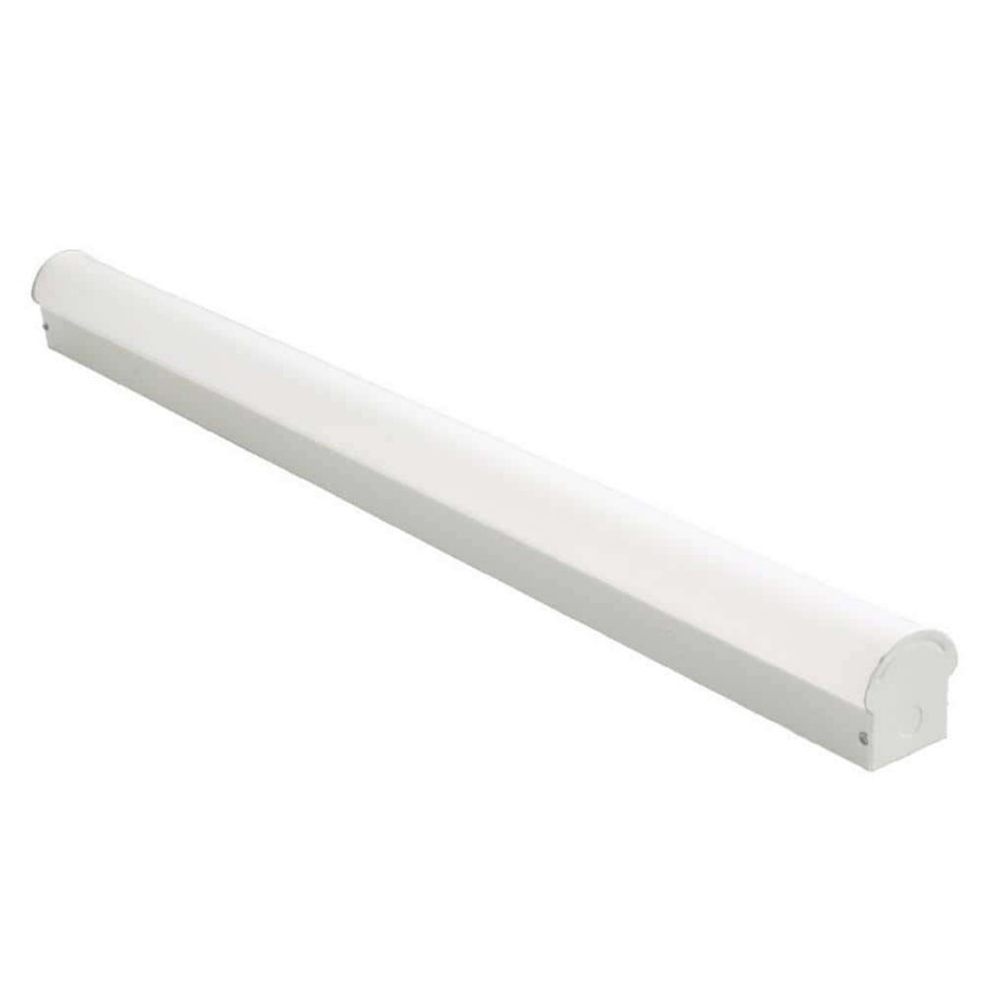 Commercial Lighting * | 4 Ft. 64-Watt Equivalent 6997Lm Integrated Led White Linear Strip Light 120-277V Selectable Lumen Watt 3500/4000/5000K By Halco Lighting Technologies